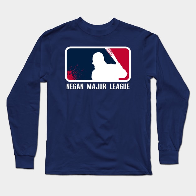 Negan Major League Long Sleeve T-Shirt by MrJungle